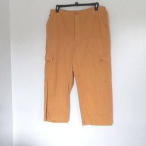Universal Thread Utility‎ Cargo Pants Mustard Yellow Women's Size 18 Pre-owned